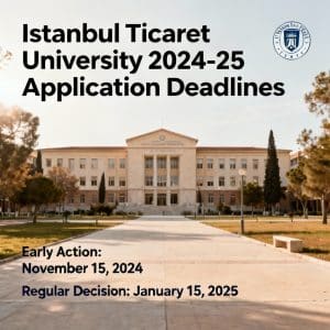 Istanbul Ticaret University application deadlines updated deadlines
