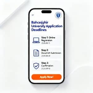 Bahçeşehir University application deadlines step by step