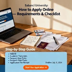 Sabancı University how to apply online requirements explained