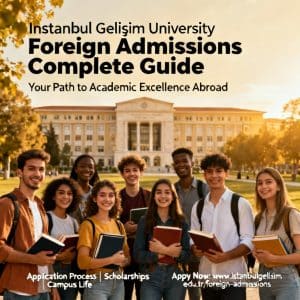 Istanbul Gelişim University admission requirements for foreigners