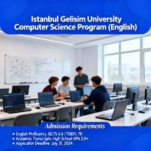 Istanbul Gelişim University computer science in English requirements explained