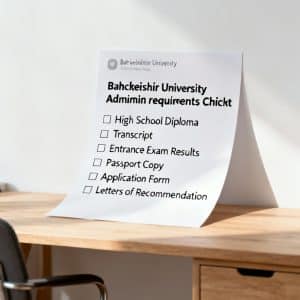 Bahçeşehir University admission requirements complete checklist