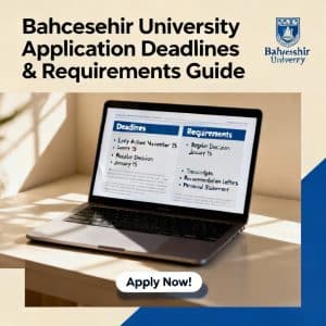 Bahçeşehir University application deadlines requirements explained