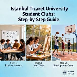 Istanbul Ticaret University student clubs and societies step by step