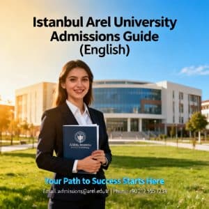 Istanbul Arel University admission requirements in English