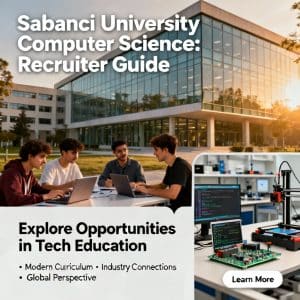 Sabancı University computer science in English step by step
