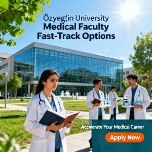 Özyeğin University medical faculty admission fast-track options