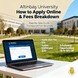 Altınbaş University how to apply online fees breakdown
