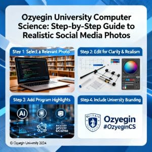 Özyeğin University computer science in English step by step