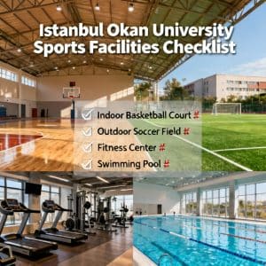 Istanbul Okan University sports facilities complete checklist
