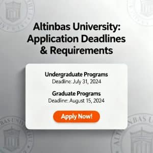 Altınbaş University application deadlines requirements explained