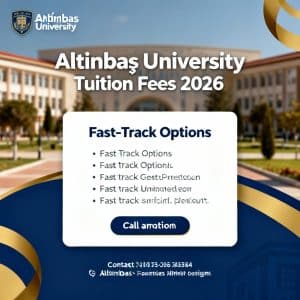 Altınbaş University tuition fees 2026 fast-track options