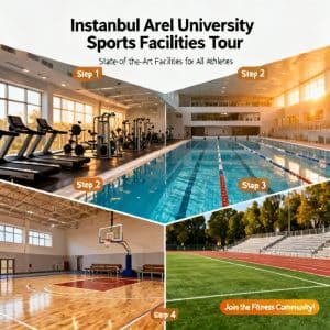 Istanbul Arel University sports facilities step by step