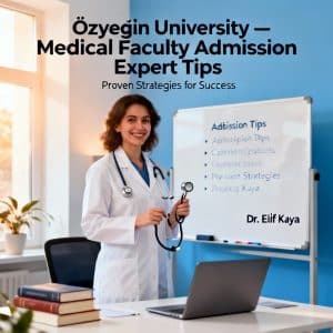 Özyeğin University medical faculty admission expert tips