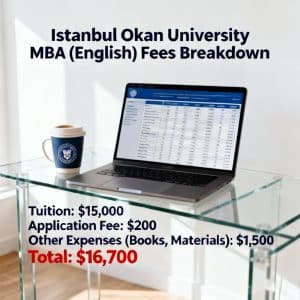 Istanbul Okan University MBA in English fees breakdown