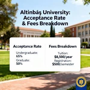 Altınbaş University acceptance rate fees breakdown