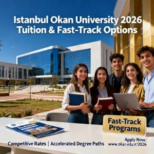 Istanbul Okan University tuition fees 2026 fast-track options