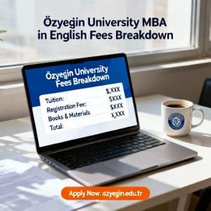 Özyeğin University MBA in English fees breakdown
