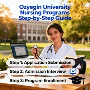 Özyeğin University nursing programs step by step