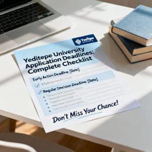Yeditepe University application deadlines complete checklist