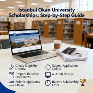Istanbul Okan University scholarships for international students step by step