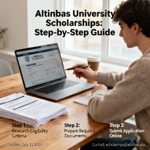 Altınbaş University scholarships for international students step by step