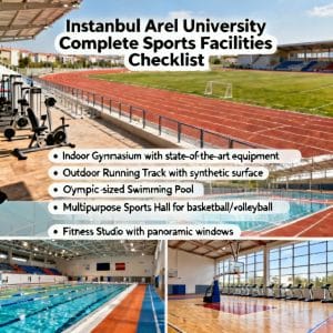 Istanbul Arel University sports facilities complete checklist