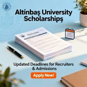 Altınbaş University scholarships for international students updated deadlines