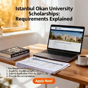 Istanbul Okan University scholarships for international students requirements explained