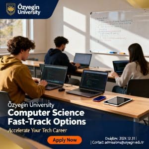 Özyeğin University computer science in English fast-track options