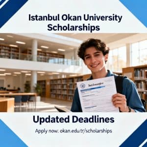 Istanbul Okan University scholarships for international students updated deadlines