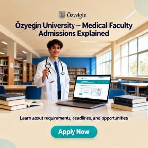 Özyeğin University medical faculty admission requirements explained