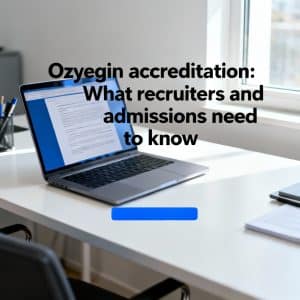 Özyeğin University international accreditation