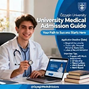 Özyeğin University medical faculty admission in English