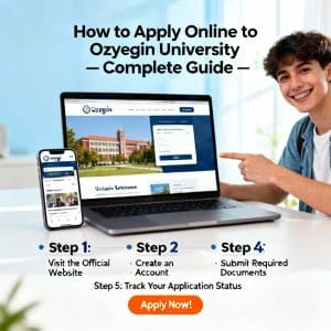 Özyeğin University how to apply online requirements explained