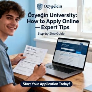 Özyeğin University how to apply online expert tips