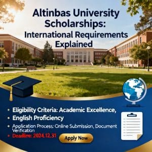 Altınbaş University scholarships for international students requirements explained