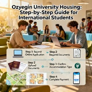 Özyeğin University student housing step by step