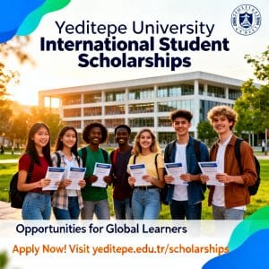 Yeditepe University scholarships for international students for foreigners