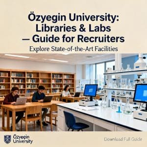 Özyeğin University libraries and labs for foreigners