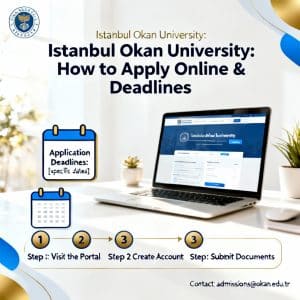 Istanbul Okan University how to apply online updated deadlines