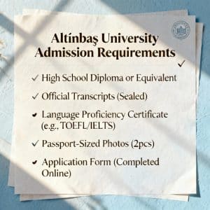 Altınbaş University admission requirements complete checklist