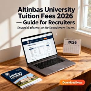 Altınbaş University tuition fees 2026 in English