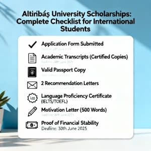 Altınbaş University scholarships for international students complete checklist
