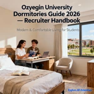 Özyeğin University dormitories guide 2026 guide