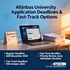 Altınbaş University application deadlines fast-track options