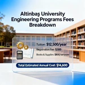 Altınbaş University engineering programs fees breakdown