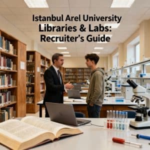 Istanbul Arel University libraries and labs for foreigners
