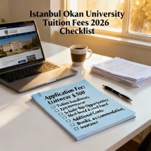 Istanbul Okan University tuition fees 2026 complete checklist