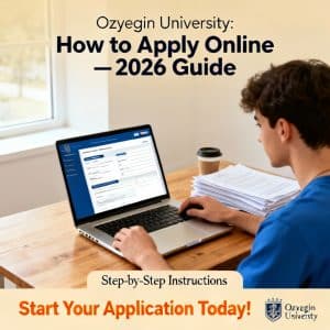 Özyeğin University how to apply online 2026 guide